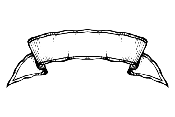 Download Ribbon Scroll Engraving. Hand Drawn Retr - Premium Bundle